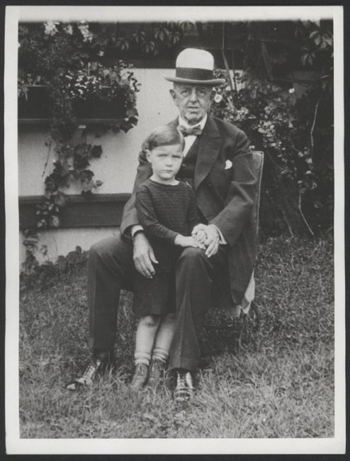 1929 Charles Comiskey and Grandson